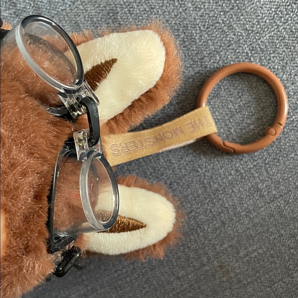 Brown Plush Bunny Keychain - Picture 5 of 5